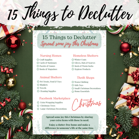 15 Things to Declutter (that spread Joy)!