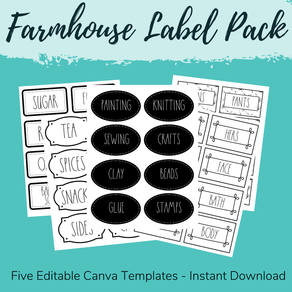 Farmhouse Label Pack