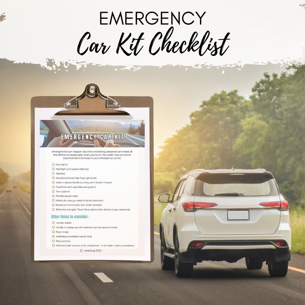 Emergency Car Kit Checklist