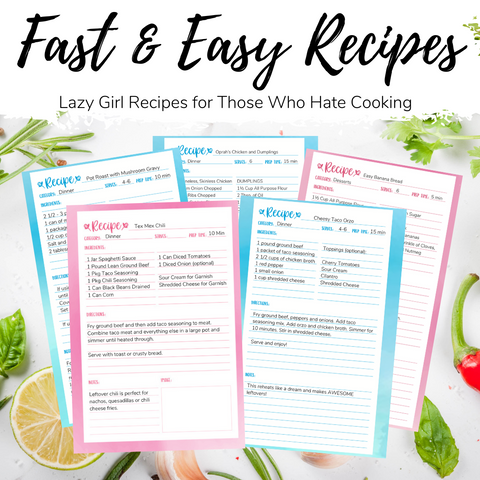 Fast & Easy Recipes