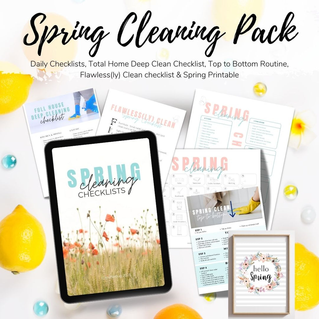 COMPLETE Spring Cleaning Routine & Checklist Pack