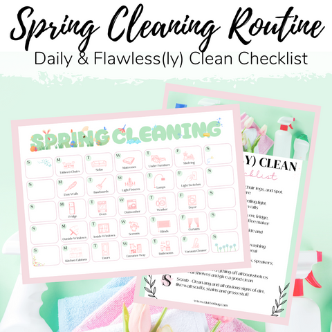 Spring Cleaning Routine Checklist