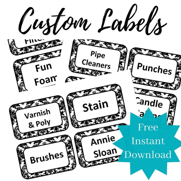 Custom Labels for your Home – Clutterbug