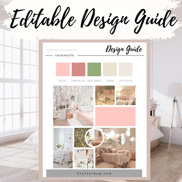 Editable Design Guide – ClutterBug_Me