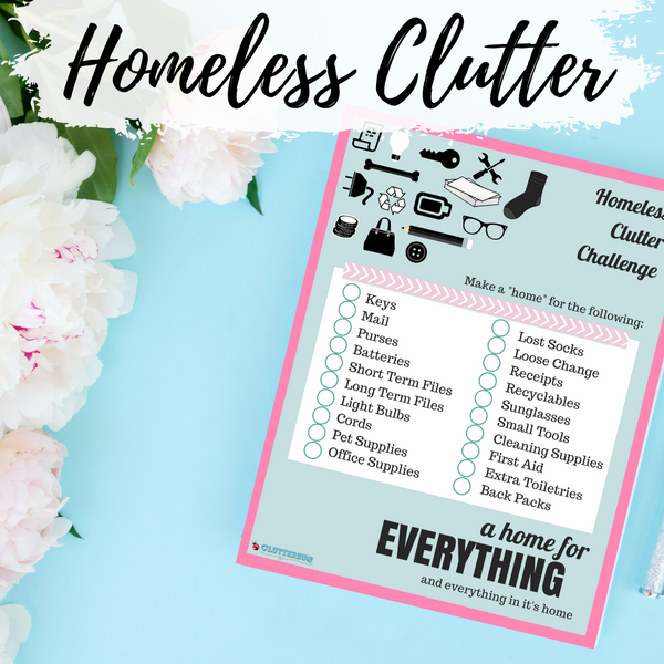 Homeless Clutter Checklist – ClutterBug_Me