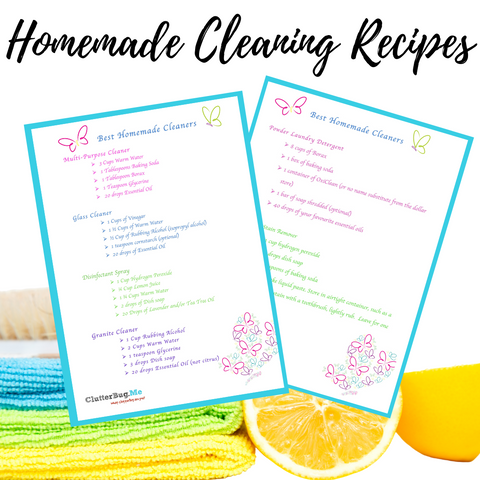 Homemade Cleaning Recipes Pack
